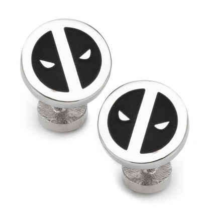 Deadpool Silver Mask Cufflinks