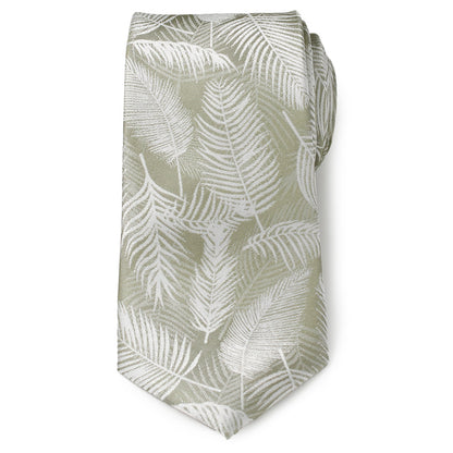 Palm Leaf Light Sage Tie