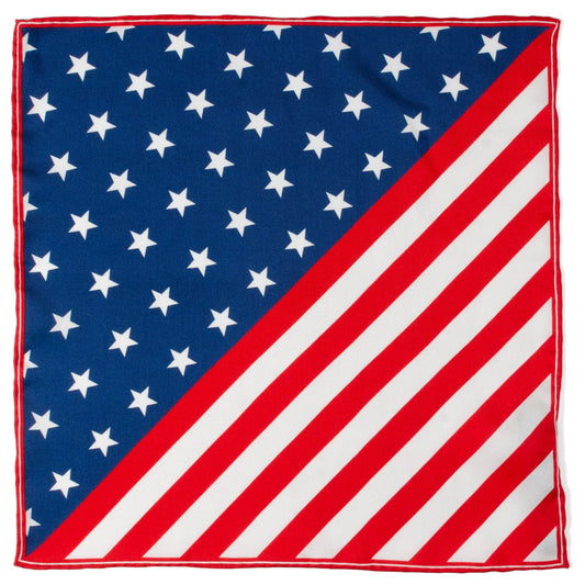 Stars and Stripes Pocket Square